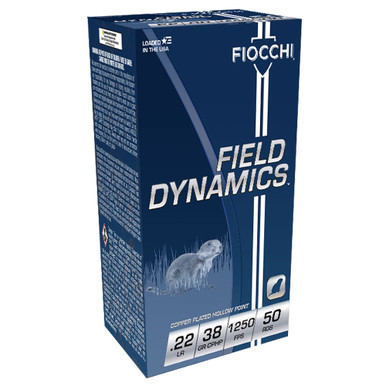 Shop FIOCCHI 22 LR 38 Grain Copper Plated Hollow Point Ammo, 50 Round Box (22FHVCHP). Buy best Rimfire Ammo from gritrsports.com | Reviews and Shipping options available