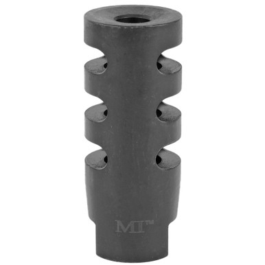 Shop MIDWEST INDUSTRIES Black Phosphate 5/8in-24 Muzzle Brake for 30 Cal AR-Platform  (MI-AR30MB1). Buy best Muzzle Brakes from gritrsports.com | Reviews and Shipping options available