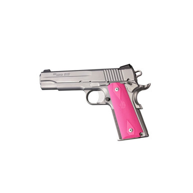 Shop HOGUE 1911 Government Checkered Pink Rubber Grip Panels with Diamonds (45017). Buy best Panel Grips from gritrsports.com | Reviews and Shipping options available