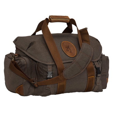 Shop BROWNING Lona Canvas/Leather Flint/Brown Range Bag (121388691). Buy best Range Bags from gritrsports.com | Reviews and Shipping options available
