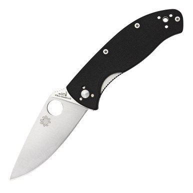 Shop SPYDERCO Tenacious G-10 Black Handle PlainEdge Folding Knife (C122GP). Buy best Folding Knives from gritrsports.com | Reviews and Shipping options available