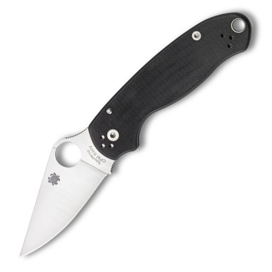Shop SPYDERCO Para 3 G-10 Black Handle PlainEdge Folding Knife (C223GP). Buy best Folding Knives from gritrsports.com | Reviews and Shipping options available