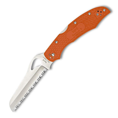 Shop SPYDERCO Cara Cara Rescue 2 FRN Orange Handle SpyderEdge Folding Knife (BY17SOR2). Buy best Folding Knives from gritrsports.com | Reviews and Shipping options available