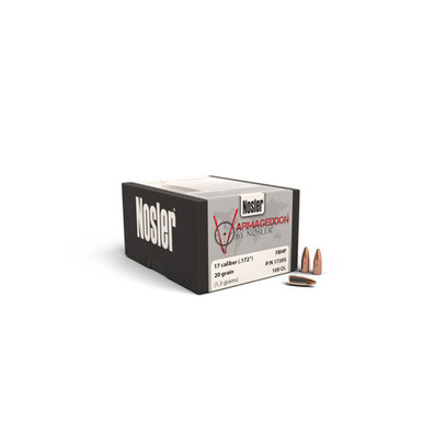 NOSLER Varmageddon 17 Caliber 172 20Gr FBHP 100rd Box Bullets 17205