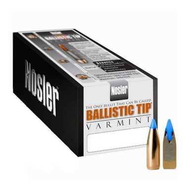 NOSLER Ballistic Tip Varmint 25 Caliber 257 85Gr BT 100rd Box Bullets 43004