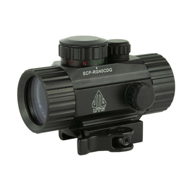 Shop UTG 3.8in ITA Red/Green Circle Integral QD Mount Dot Sight (SCP-RG40CDQ). Buy best Red Dot Sights from gritrsports.com | Reviews and Shipping options available
