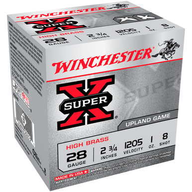 Shop WINCHESTER Super-X 28Ga 2.75in #8 25rd Box Shotshell (X28H8). Buy best Shotgun Shells from gritrsports.com | Reviews and Shipping options available