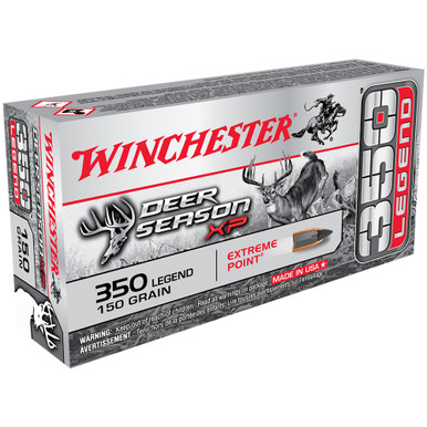 Shop WINCHESTER Deer Season XP 350 Legend 150gr 20rd Box Bullets (X350DS). Buy best Rifle Bullets from gritrsports.com | Reviews and Shipping options available