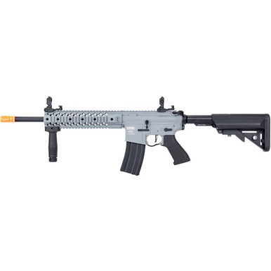 Shop LANCER TACTICAL M4 Gen 2 EVO 10in RIS Gray Airsoft AEG Rifle (LT-12Y-G2). Buy best Air Rifles from gritrsports.com | Reviews and Shipping options available
