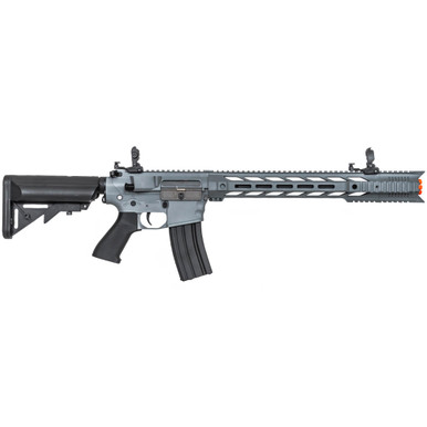 Shop LANCER TACTICAL M4 SPR Interceptor GEN 2 Gray AEG Rifle (LT-25Y-G2). Buy best Air Rifles from gritrsports.com | Reviews and Shipping options available