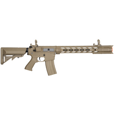 Shop LANCER TACTICAL M4 SPR Interceptor GEN 2 High FPS Tan AEG Rifle (LT-25T-G2). Buy best Air Rifles from gritrsports.com | Reviews and Shipping options available