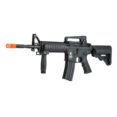 Shop LANCER TACTICAL M4 RIS SOPMOD Gen2 Black Airosft Rifle (LT-04B-G2). Buy best Air Rifles from gritrsports.com | Reviews and Shipping options available
