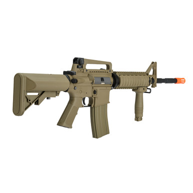 Shop LANCER TACTICAL M4 RIS SOPMOD Gen2 Dark Earth Airosft Rifle (LT-04T-G2). Buy best Air Rifles from gritrsports.com | Reviews and Shipping options available
