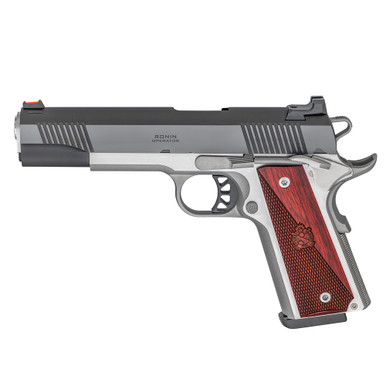 Shop SPRINGFIELD ARMORY 1911 Ronin .45 ACP 5in 8rd Blued/Stainless Semi-Automatic Pistol (PX9120L). Buy best Pistols from gritrsports.com | Reviews and Shipping options available