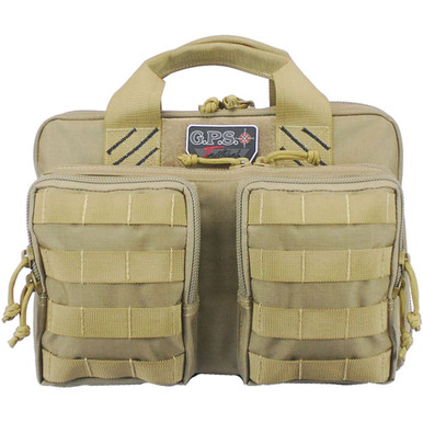 Shop G Outdoors Tactical Quad + 2 Pistol Tan Range Bag (GPS-T1312PCT). Buy best Range Bags from gritrsports.com | Reviews and Shipping options available