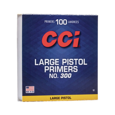 Shop CCI Large Large Pistol .300 1 Box of 100 Primers (0012). Buy best Primers from gritrsports.com | Reviews and Shipping options available