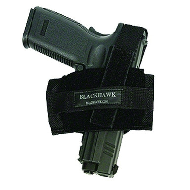 Shop BLACKHAWK Ambidextrous Flat Belt Holster, Black (40FB02BK). Buy best Holsters from gritrsports.com | Reviews and Shipping options available