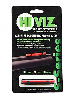Shop HIVIZ S-Series Front .218in-.328in Red Magnetic Rib Shotgun Sight (S300-R). Buy best Bead Sights from gritrsports.com | Reviews and Shipping options available