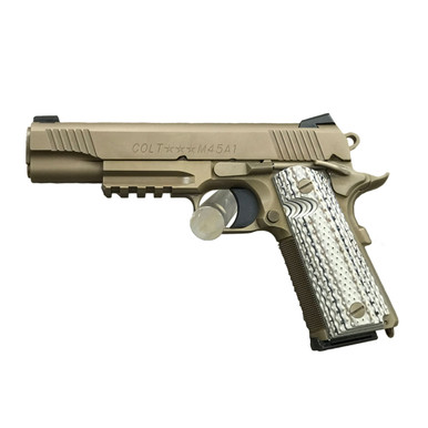 Shop COLT CQB Government .45 ACP 5in 8rd Desert Sand Cerakote Semi-Automatic Pistol (O1070CQB). Buy best Pistols from gritrsports.com | Reviews and Shipping options available