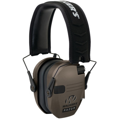 Shop WALKERS GAME EAR Razor Series Slim Shooter Electronic Folding Muff (GWP-RSEM-FDE). Buy best Hearing Protection from gritrsports.com | Reviews and Shipping options available