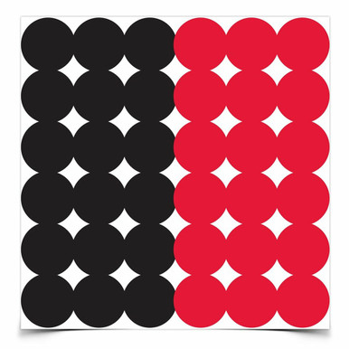 Shop BIRCHWOOD CASEY Dirty Bird 1in Adhesive Red/Black Repair Pasters (34118). Buy best Targets from gritrsports.com | Reviews and Shipping options available