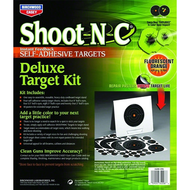 Shop BIRCHWOOD CASEY Shoot-N-C Deluxe Target Kit (34208). Buy best Targets from gritrsports.com | Reviews and Shipping options available