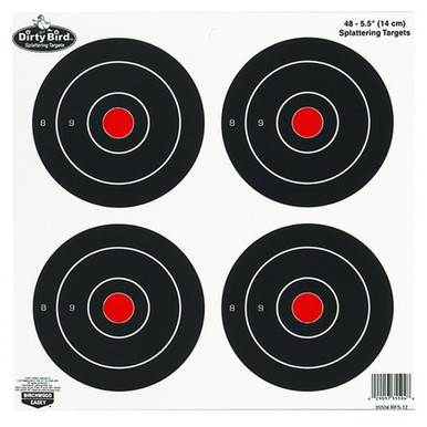 Shop BIRCHWOOD CASEY Dirty Bird 6in Bull's-Eye 12 Targets (35504). Buy best Targets from gritrsports.com | Reviews and Shipping options available