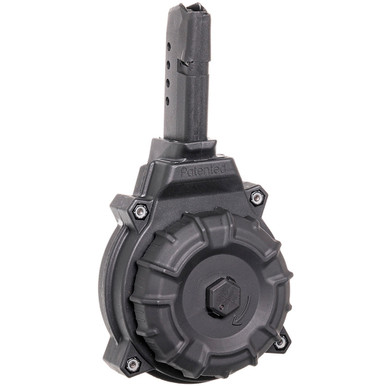 PROMAG 9mm 50rd Drum Black Polymer Fits Glock 43 DRMA14