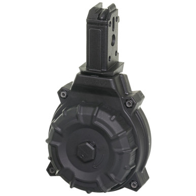 PROMAG 9mm 50rd Drum Black Polymer Magazine For CZ Scorpion DRMA22