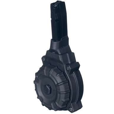 Shop PROMAG 9mm 50rd Drum Black Polymer Magazine For Sig Sauer P365 (DRM-A32). Buy best Pistol Magazines from gritrsports.com | Reviews and Shipping options available