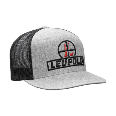 Shop LEUPOLD Reticle Heather Black Flat Brim Trucker Hat (170584). Buy best Hats from gritrsports.com | Reviews and Shipping options available