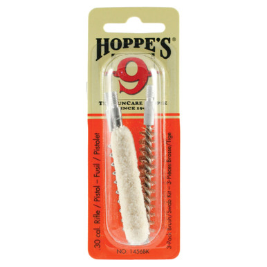 Shop HOPPE'S 3-Pack .30 Caliber Phosphor Bronze Brush and Swab Kit (1456BK). Buy best Cleaning Kits from gritrsports.com | Reviews and Shipping options available