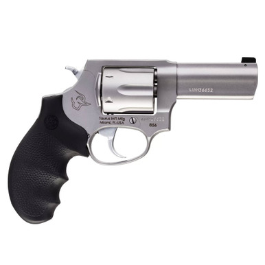 Shop TAURUS Defender 856 38 Spl +P 3in 6rd Matte Stainless Revolver with Hogue Rubber Grip (2-85639NS). Buy best Revolvers from gritrsports.com | Reviews and Shipping options available
