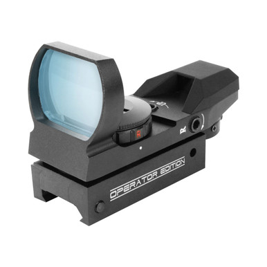 Shop AIMSPORT 1x34mm Dual Illuminated Operator Edition Reflex Sight with Four Different Reticles (RT4-OE1). Buy best Reflex Sights from gritrsports.com | Reviews and Shipping options available