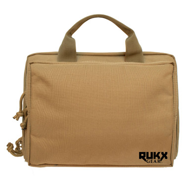 Shop AMERICAN TACTICAL IMPORTS RUKX Gear Double Pistol Tan Case (ATICTDPCT). Buy best Pistol Cases from gritrsports.com | Reviews and Shipping options available