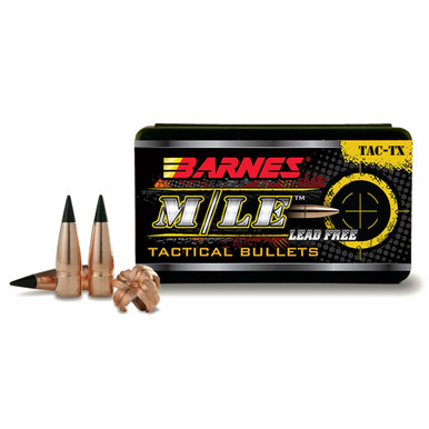 BARNES TACTX 300 Blackout 308 Dia 110Gr Flat Base 50Box Rifle Bullets 30321