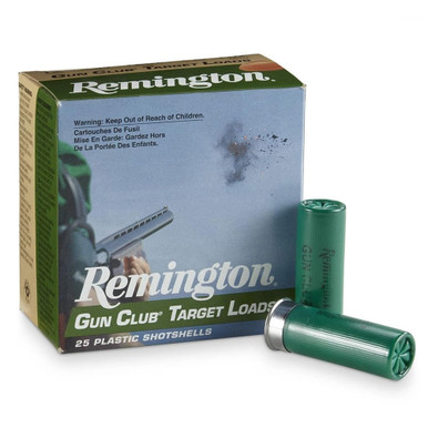 Shop REMINGTON Gun Club 12Ga 2-3/4in 1-1/8oz #7.5 Shot 25rd/Box Target Loads (20232). Buy best Shotgun Shells from gritrsports.com | Reviews and Shipping options available