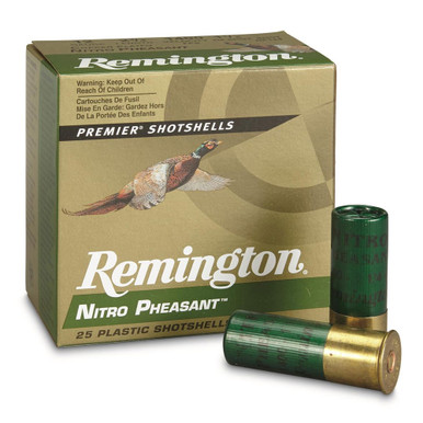 Shop REMINGTON Nitro Pheasant 12Ga 2-3/4in 1-1/4oz #6 Shot 25rd Loads (28624). Buy best Shotgun Shells from gritrsports.com | Reviews and Shipping options available