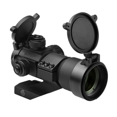 Shop NCSTAR Tactical Black 1x35mm Red/Green/Blue Dot Reflex Sight with Cantilever Mount (DRGB135). Buy best Reflex Sights from gritrsports.com | Reviews and Shipping options available