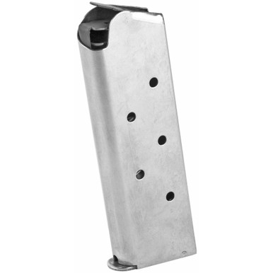 Ed Brown Magazine 45ACP 7 Rounds Fits 1911 Officers Model Stainless Silver 847OF