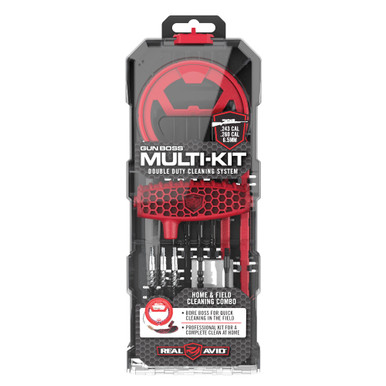Shop Real Avid Gun Boss, Multi-Kit, Home and Field Double Duty Professional Gun Cleaning, Fits .243, .260, 6.55mm Rifle AVGBMK243. Buy best Cleaning Kits from gritrsports.com | Reviews and Shipping options available
