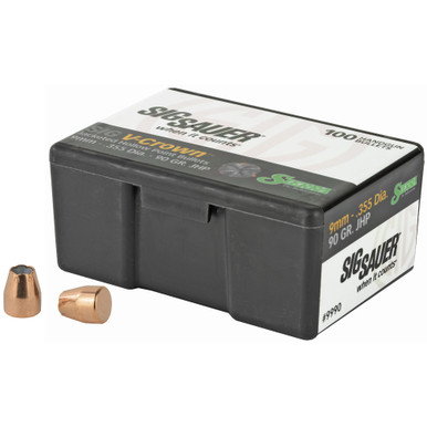 Shop Sierra Bullets V-Crown, .355 Diameter, 9MM, 90 Grain, Jacketed Hollow Point, 100 Count 9990. Buy best Rifle Bullets from gritrsports.com | Reviews and Shipping options available