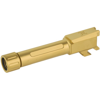 Shop True Precision Barrel, 9MM, Gold Titanium Nitride, Threaded, Fits Springfield Armory Hellcat TP-SHCB-XTG. Buy best Barrels from gritrsports.com | Reviews and Shipping options available