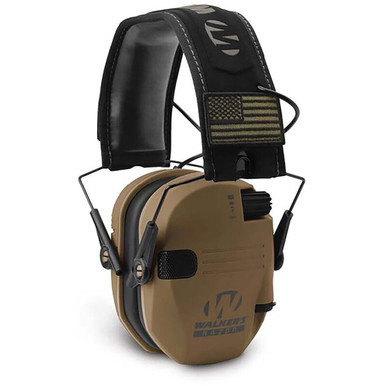 Shop WALKER'S GAME EAR Razor Patriot Slim Battle Brown Electronic Earmuffs (GWP-RSEMPAT-BB). Buy best Earmuffs from gritrsports.com | Reviews and Shipping options available