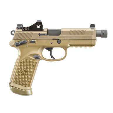 Shop FN AMERICA FNX-45 Tactical .45 ACP 5.3in 15rd Flat Dark Earth Semi-Automatic Pistol (66-100866). Buy best Pistols from gritrsports.com | Reviews and Shipping options available