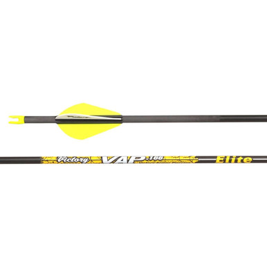 Shop VICTORY ARCHERY VAP Elite 300 Fletched 6-Pack Arrow (VAPE-300FB-6). Buy best Arrows from gritrsports.com | Reviews and Shipping options available
