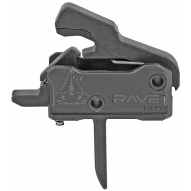 Shop Rise Armament RAVE Super Sporting Trigger, Flat, 3.5 lb Single Stage Pull, Black, Anti-Walk Pins T017F-BLK. Buy best Triggers from gritrsports.com | Reviews and Shipping options available