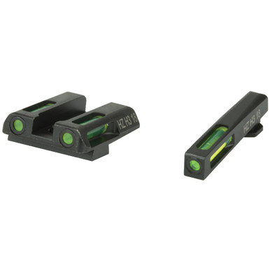 Shop Hi-Viz LiteWave H3 Tritium/Litepipe Night Sights, Fits Glock 42 and 43, Green Front and Rear GLN321. Buy best Fiber Optic Sights from gritrsports.com | Reviews and Shipping options available