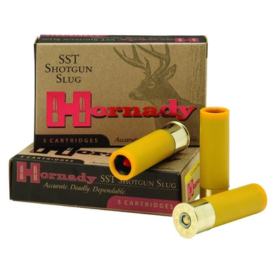 Shop HORNADY SST 12 Gauge 2.75in Sabot Slug Ammo, 5 Round Box (8623). Buy best Shotgun Shells from gritrsports.com | Reviews and Shipping options available