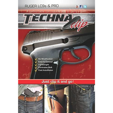 Shop TECHNA CLIP Ruger LC9s Right Handed Gun Belt Clip Holster (LC9SBR). Buy best Clip Holsters from gritrsports.com | Reviews and Shipping options available